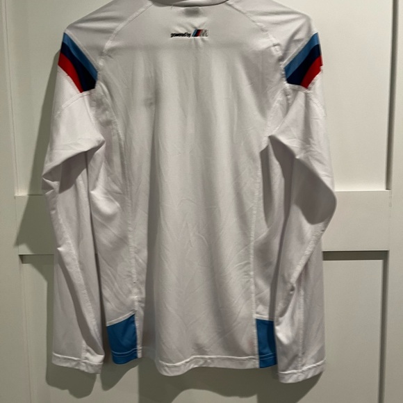 BMW Performance Driving School White Women’s 1/4 Zip, Small - Picture 3 of 5